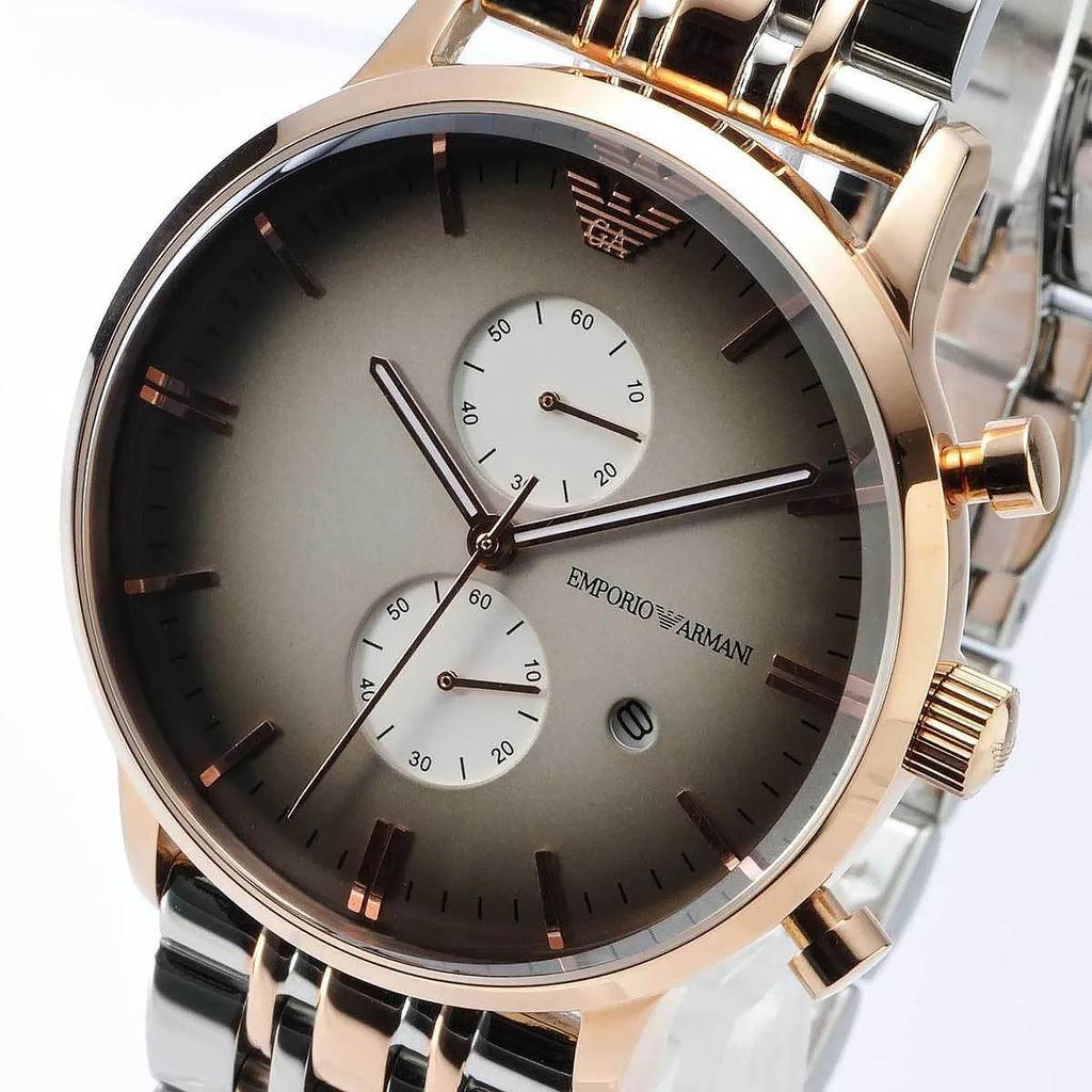 Emporio Armani AR1721 Gianni Watch Двухцветные мужские часы
