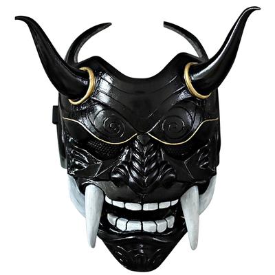 (SU)Японская маска Hannya Oni, полнолицевая латексная маска Evil De-mon Mon-ster для мужчин