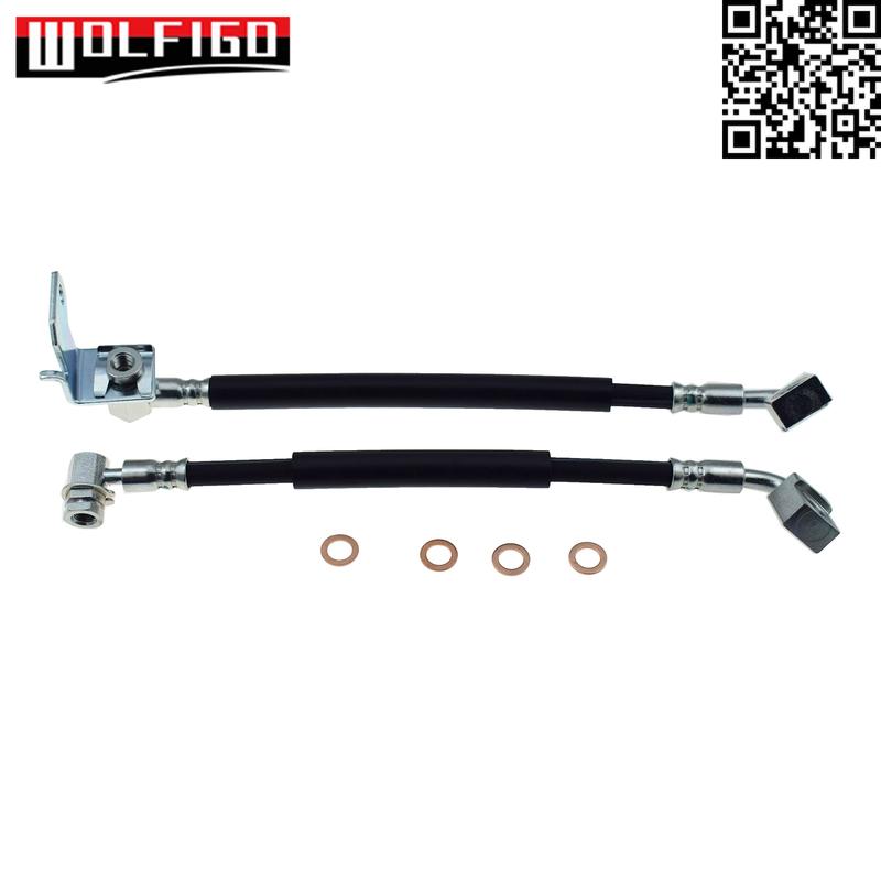 2Pcs Front Left Right Brake Hydraulic Hose for Ford Explorer Ranger Mazda B3000 Mercury Mountaineer 8L5Z2078L, 8L5Z2078R New