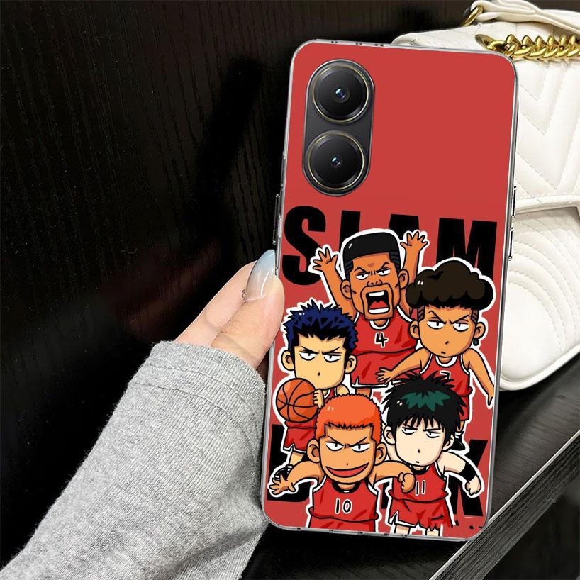 S-SLAM DUNK Cute Case for Xiaomi Poco X7 F7 Ultra X6 F6 F5 X5 Pro X3 Nfc Phone Cover X4 F4 Gt F3 M6 M5S M3 Silicone Funda