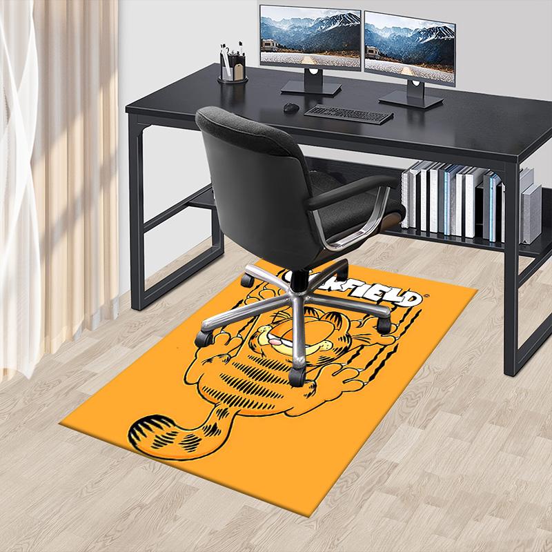 Garfield'S Whisker Woes Carpet For Playroom Bedroom Living Room Sofa Home Decorkids Game Area Rug Nonslip Floor Mat