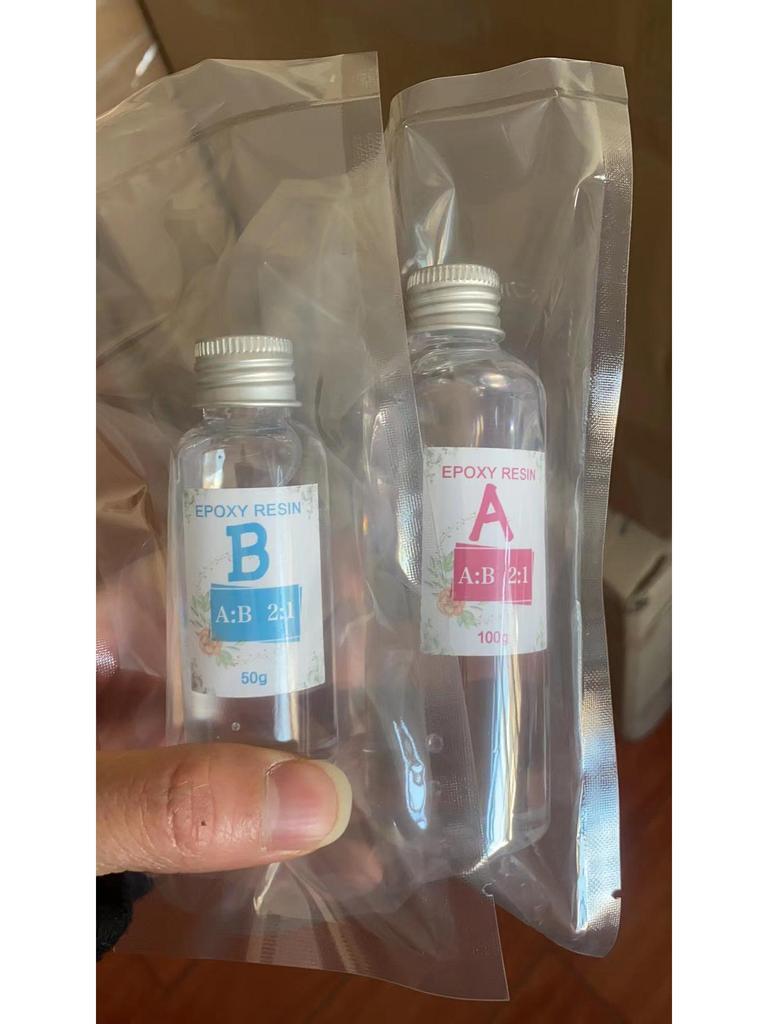 UV Epoxy Resin Set with Crystal Mold & Russian Instructions