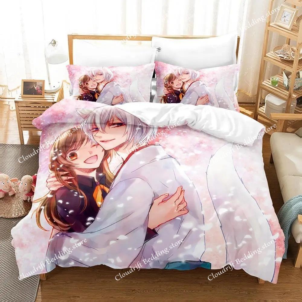Новый набор постельного белья Kamisama Kiss Tomoe Односпальный Полуторный Двуспальный Кинг-сайз Комплект для кровати Взрослый Детский Спальня Комплекты пододеяльников 3D-принт Аниме