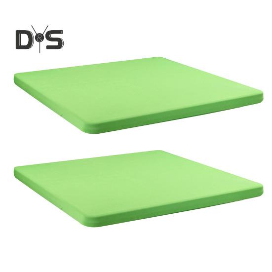 2 шт. эластичная скатерть на подгонку 34x34 дюйма квадратная скатерть с эластичным краем однотонная скатерть для кухни обеденной зоны пикника патио на открытом воздухе