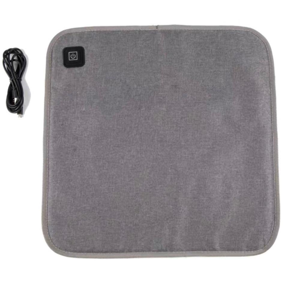 С 3 регулируемыми температурами Нагревающаяся подушка на сиденье Водонепроницаемая USB-нагреватель для спинки стула Нагревательный коврик для стула Обогреватель для стула Домашний