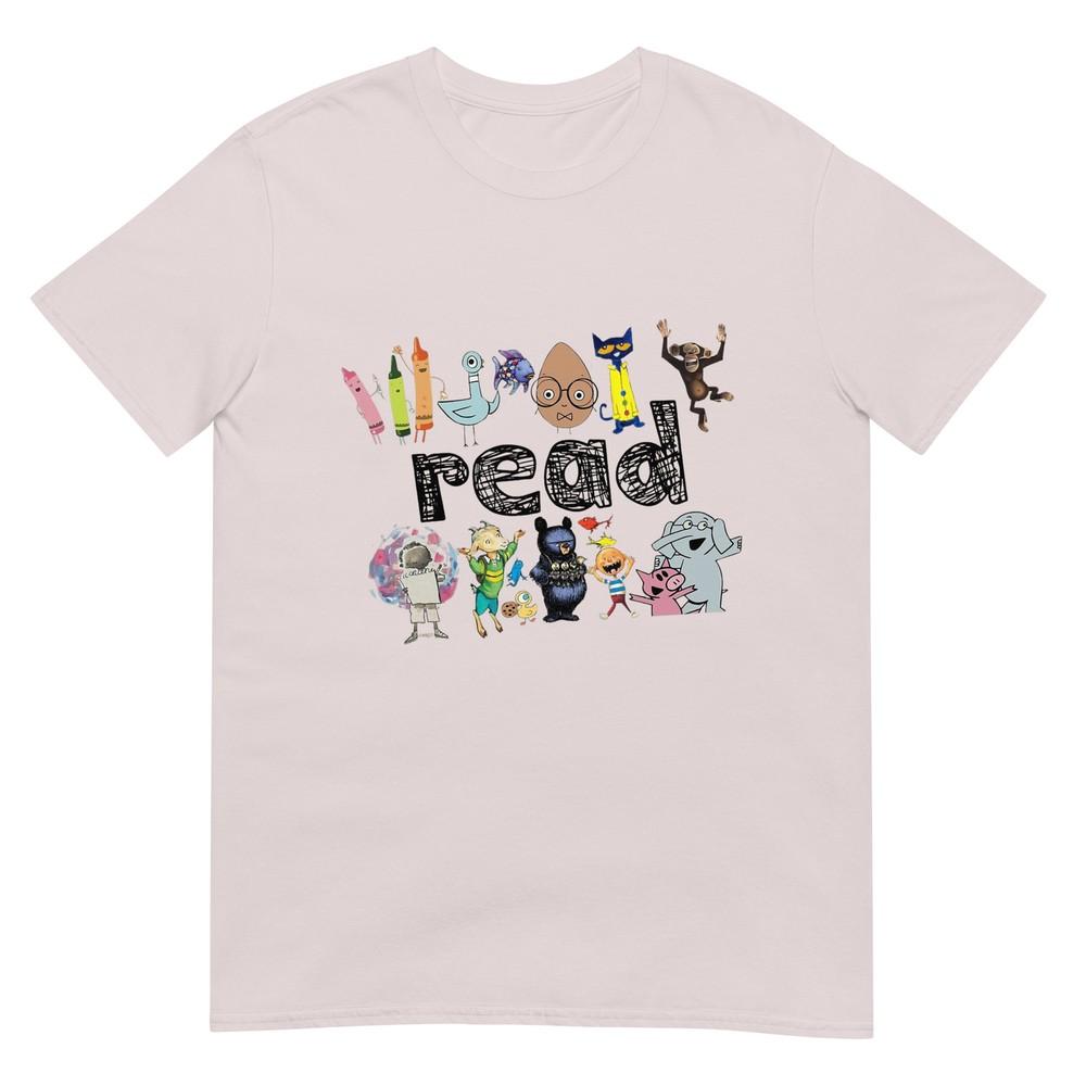Animals Read Reading Book Library First Day Of School Kids TShirt