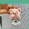 Lovely Butter Cartoon Bear Plush Keychain For Kids Soft And Cuddly Stuffed Animal With Choices Colorful