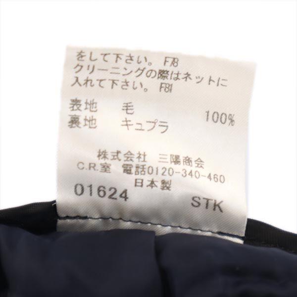 Burberry Sanyo Shokai Сделано в Японии Шерстяные брюки в полоску 38 Женские Б/У