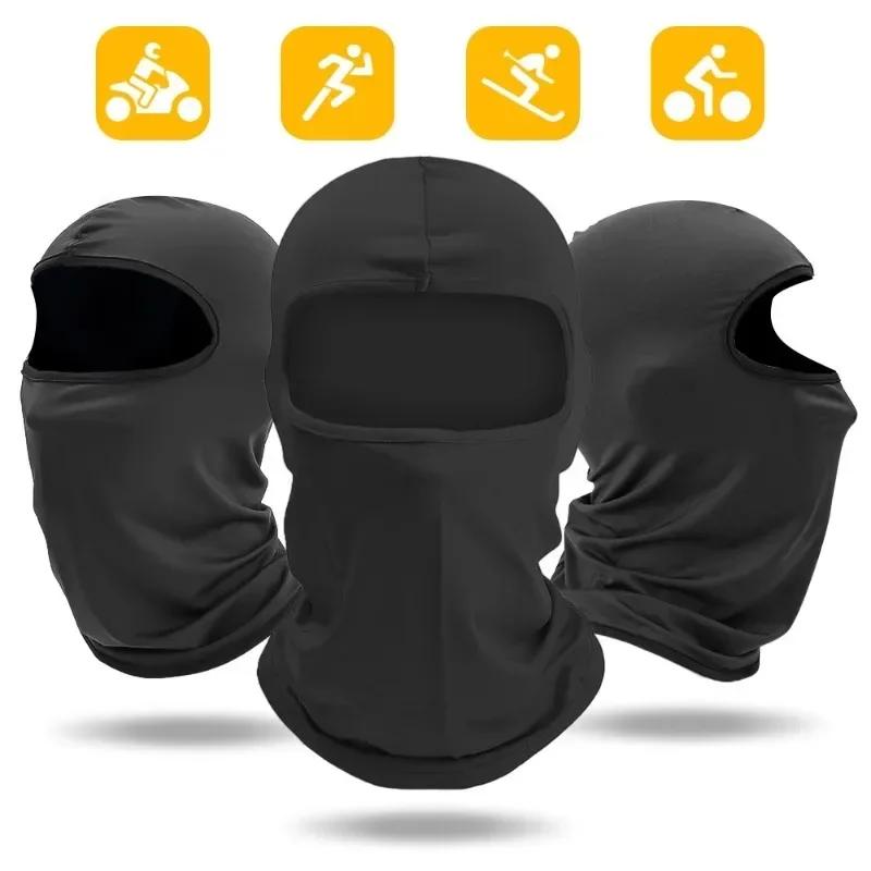 Cycling Balaclava Unisex Breathable Ice Silk Motorcycle Riding Sports Face Mask Neck Protect Summer Sunscreen Headwear
