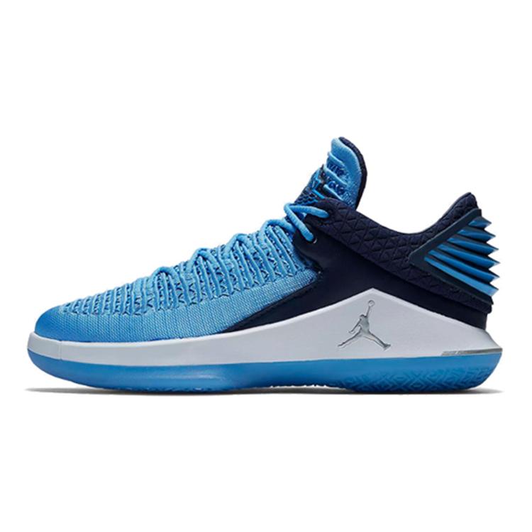 Jordan Баскетбольные кроссовки Air Jordan 32 Low Carolina Blue Унисекс AA1257-401