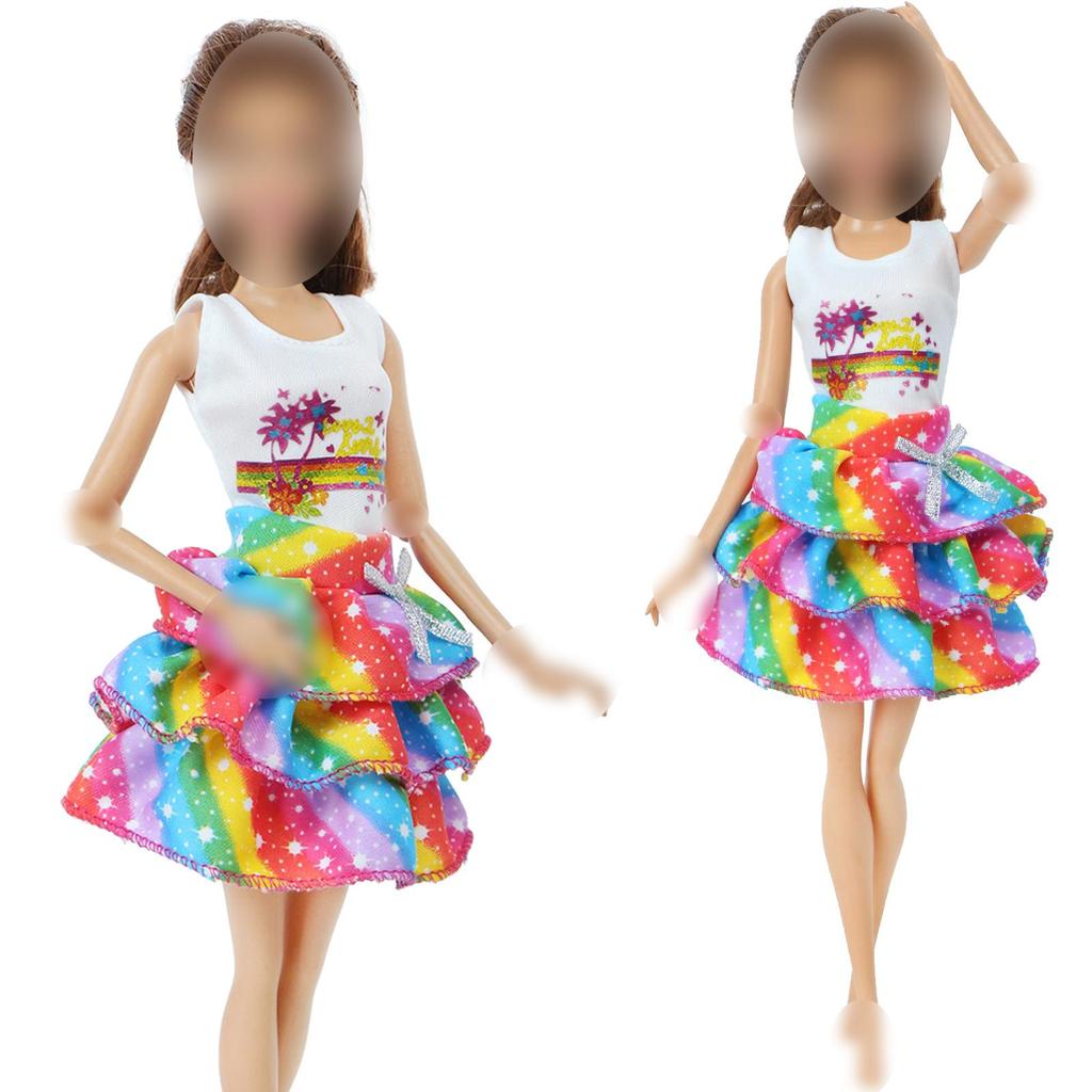 1/6 Наряд для куклы Модная девушка Мини-платье Юбка Платье Брюки Одежда для куклы 30 см 11,5 дюйма Подарочный набор Игрушка для девочки