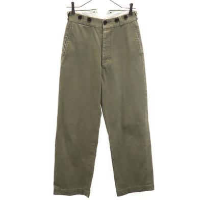 Nigel Cabourn сделано в Японии Армейские брюки 6 Оливковые военные Женские Б/У