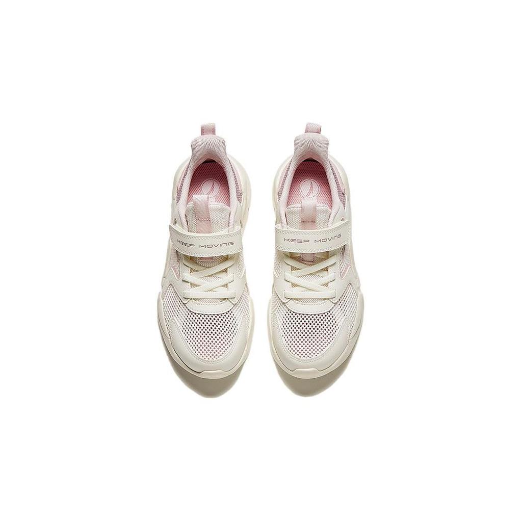 Anta Детские сетчатые дышащие амортизирующие прочные низкие кроссовки для бега Детские кроссовки Белые Фиолетовые Розовые A322425509-2