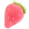 1pc 22cm Pink Strawberry Soft Plush Food Fruits Toy Down Cotton Stuffed Strawberries Plants Plushie Decor Kids Gift