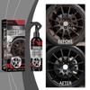 Wheel Rust Remover and Cleaner Spray 120ml - Car Tire Rust Removal, Polishing, Refurbishing, and Cleaning - Powerful Stain Remover