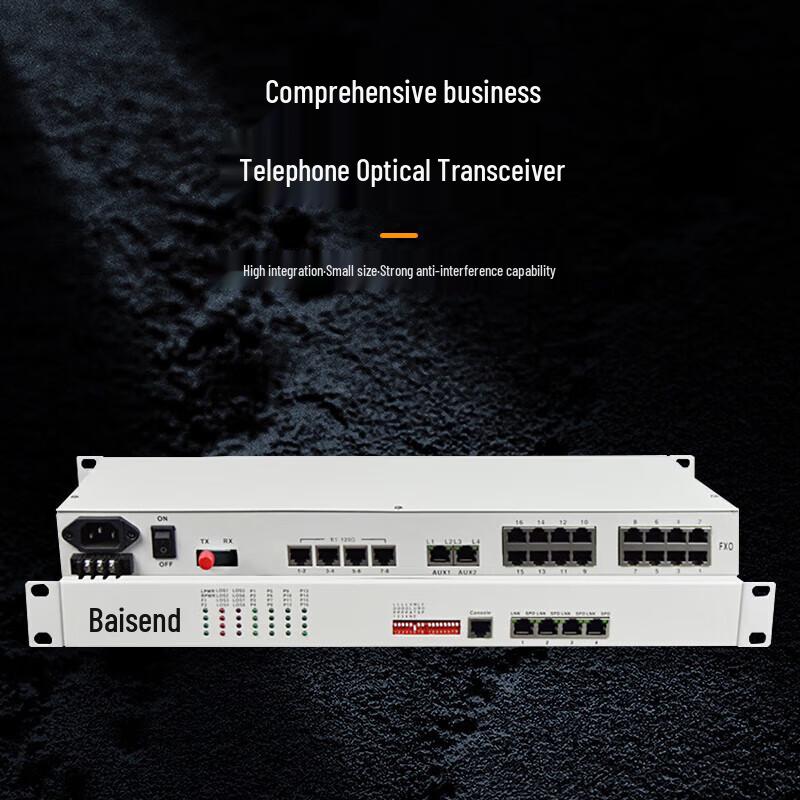 Baisende Multi-Service Fiber Optic Transceiver