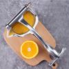 Manual Lemon Squeezer Aluminum Alloy Silver Dishwasher Safe Kitchen Tool for Orange and Fruit Juicing