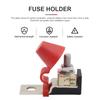 M10 60A-300A Battery Terminal Mount MRBF Fuse Block Kit 58V with Single Stud 5/16" Marine Rated Battery Fuse for Boat Truck RV
