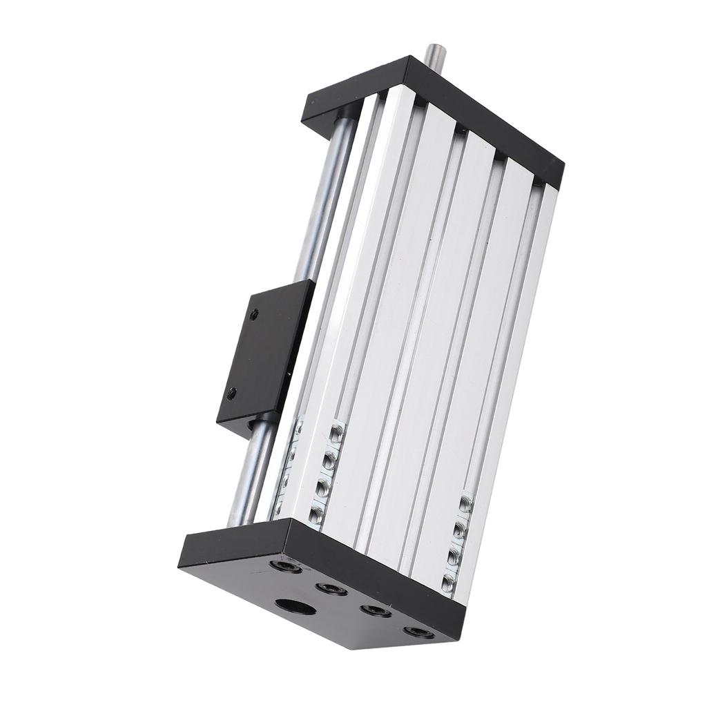 Слайд Линейный столик 100 мм Ход 10 мм Защищенная защита Двойные оси Ручной линейный рельсовый подвижной стол