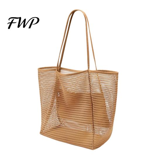 Compact Travel Storage Pouch Bag Foldable with Built-in Pocket Design Tote Lightweight Wet Towel Gym Beach for Swimsuits Towels Sand Shoes Sandproof