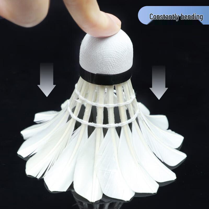 Peak A10 Durable Training Badminton Shuttlecocks (12-Pack)