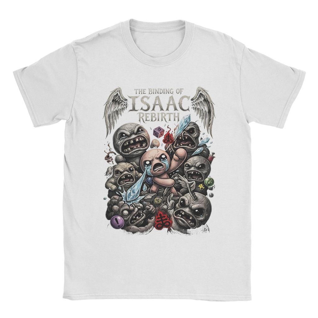 The Binding of Isaac Pixel Cotton T Shirt For Unisex Summer  Vintage T Shirts Crewneck Hippie Tees Big Size Hot Sale Clothing