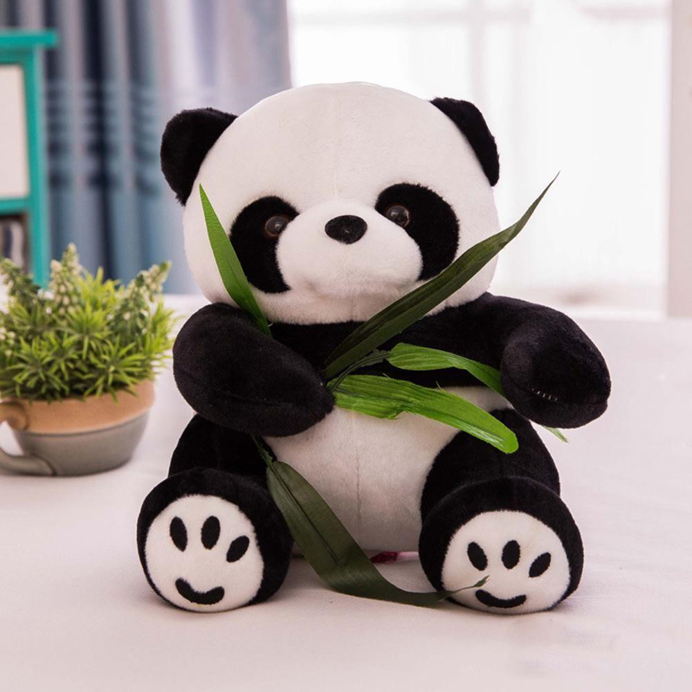 Bear Kneeling Sitting Soft Cloth Toy Plush Panda Present Doll Stuffed Animals Cute Cartoon Pillow