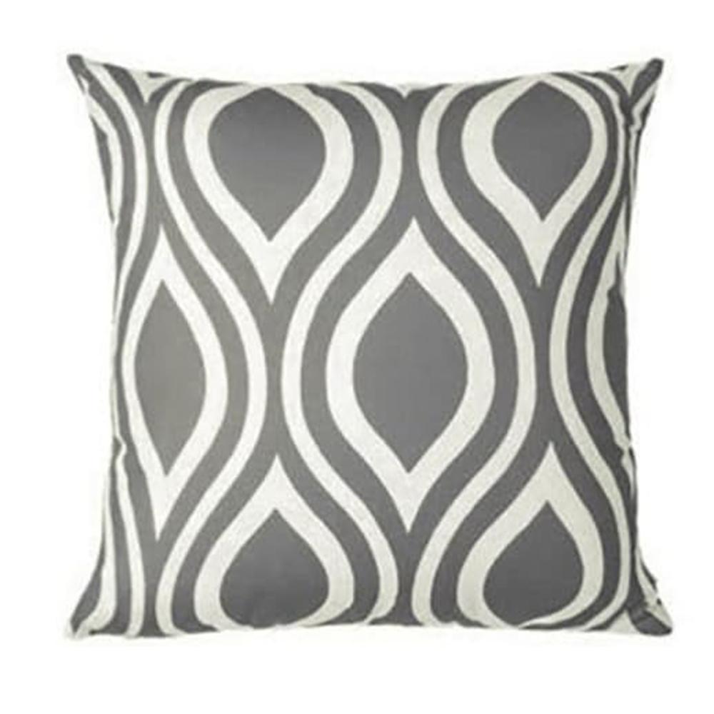Серые наволочки с геометрическим узором, современный и стильный декор, чехол на подушку для дивана в гостиной, украшение для спальни