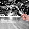 Hexagonal Head Lug Wrench L Type Socket Lug Wrench Standard Tool Tire Wrench  Car Repair