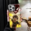 Синий L-Lock Бачира Мегуру Мягкий чехол для телефона для iPhone 15 16 17 Pro Max 17Air 16E 14 Plus 13 12 Mini Ударопрочная задняя крышка