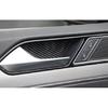 Car Inner Door Handle Cover Trim Fit For Vw Passat B8 2016-18 Steel Carbon Fiber
