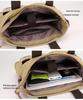 2024 Trendy Canvas Commuter Handbag - Большая вместимость, простая сумка через плечо и сумка-мессенджер