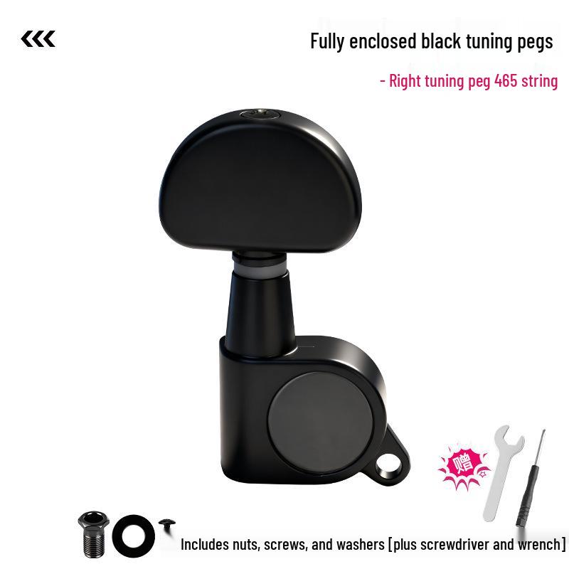 Металлические колки для акустической гитары с деревянным инструментом для нанизывания струн - Полностью закрытые аксессуары для классической гитары