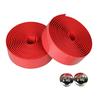 1/2PCS Bicycle Handlebar Tapes Anti-slip Grips Strap Racing Bike Drop Bar Tape Winding High-density With End Plug Cycling Supply