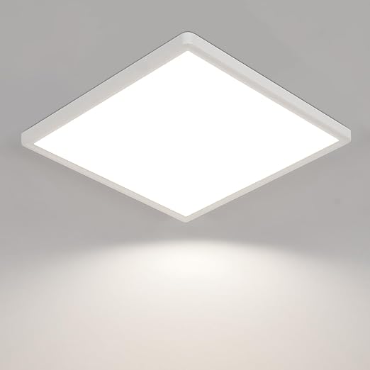 Современный квадратный светодиодный компактный потолочный светильник для ванной комнаты, спальни, балкона, коридора, естественного света 5000К Диаметр 30 см