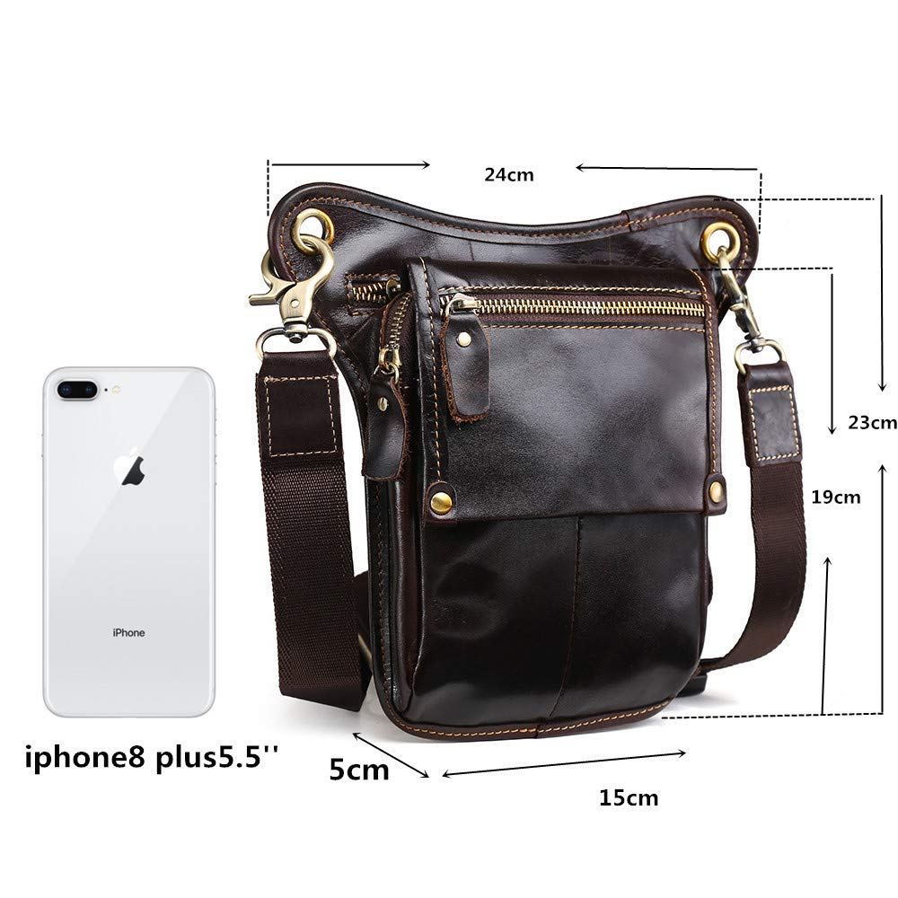 Meigardass Leg Настоящая Многофункциональная Поясная Сумка на Бедро Бедро Плечо На Открытом Воздухе Износостойкая Мужская Сумка, Кожа, Мотоциклы, Сумка, Сумка, Сумка,