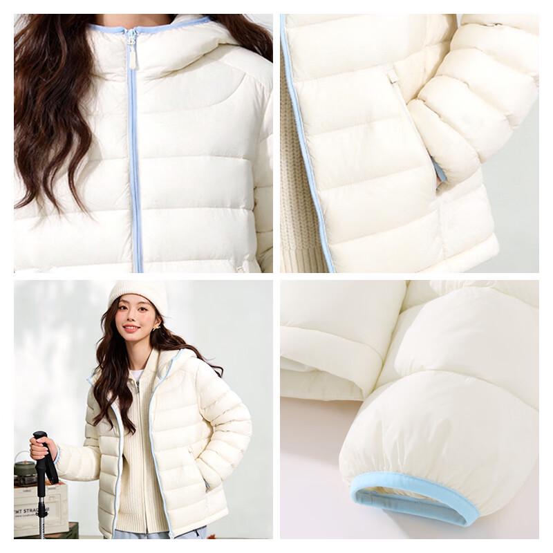 MJ STYLE Women's Hooded Winter Puffer Jacket