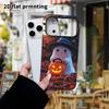 Phone Case: 2D flat design suitable for iPhone 18, 17, 16, 15, 14, 13 Pro film protection case, couple style, moonlit forest, Christmas and Halloween 