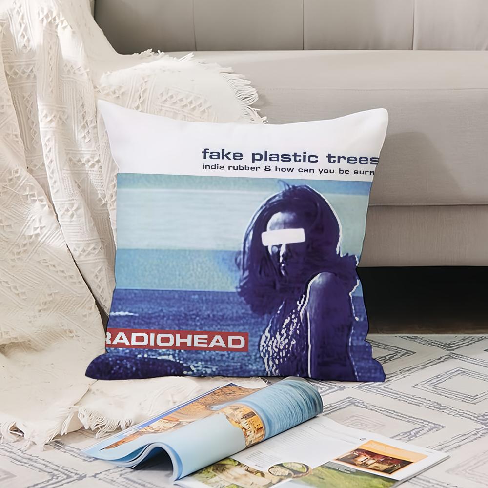 Hot Rock Band R-Radio H-Head Pillow Case Office Cushions Suitable For Sofa Car Bedroom Decorative Cushion Cover