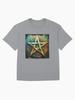 Pentangle Talisman Pentacle Pentangle Oversized T-Shirt