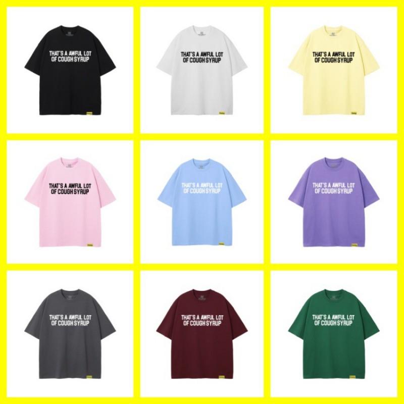 Unisex Oversized Cotton T-Shirt With Bold Letter Print Loose Fit Streetwear Tee Casual Wear
