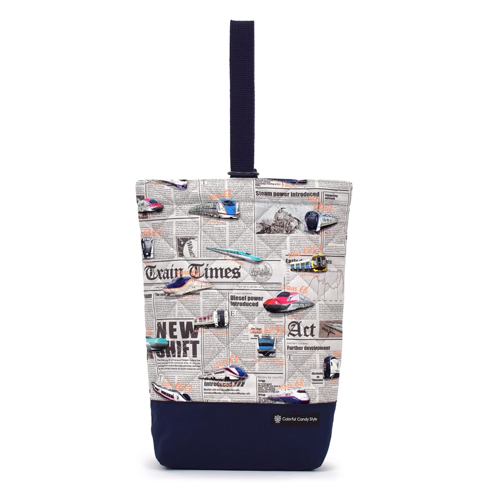 COLORFUL CANDY STYLE Set for Kindergarten and School Shinkansen and Railway for Kindergarten and School Entrance Lesson Shoe Gym Clothes Cup NW402800