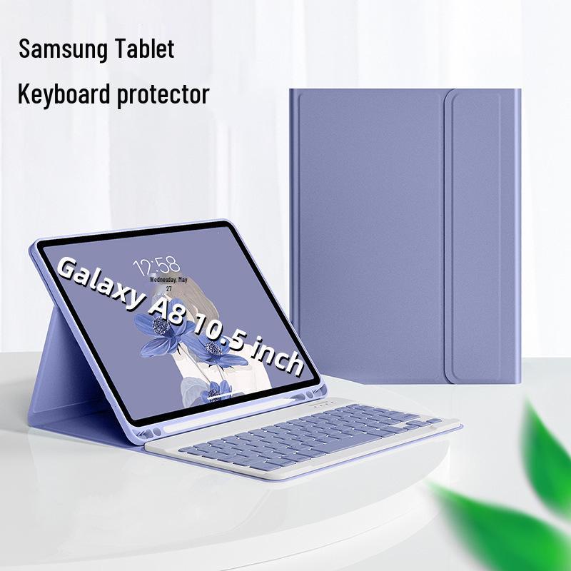 Чехол для планшета Samsung A8 со съемной Bluetooth-клавиатурой, слотом для стилуса и мышью, 10,5-дюймовый