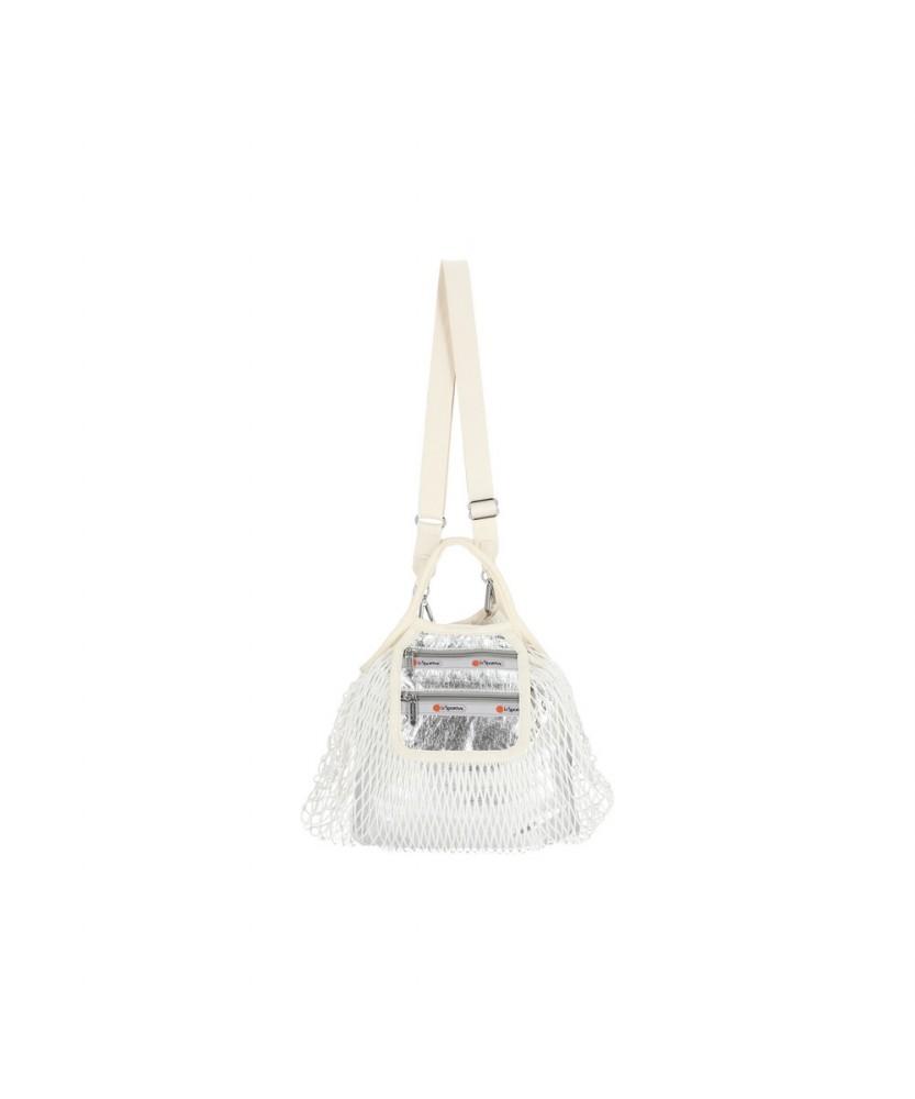 Lesportsac Сумка через плечо маленькая 'Fishnet Silver Foil' [1571.Ld05]