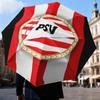 Psv Sports Emblem Automatic Folding Umbrella - 8-Rib Travel Umbrella with Auto Open/Close & Portable Gifts for holidays or birthdays