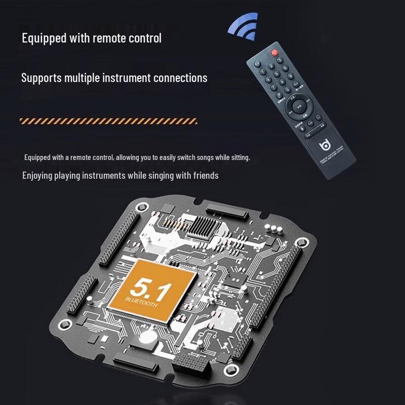 Портативная Bluetooth-колонка KTV, штепсель CN (адаптер в комплекте)