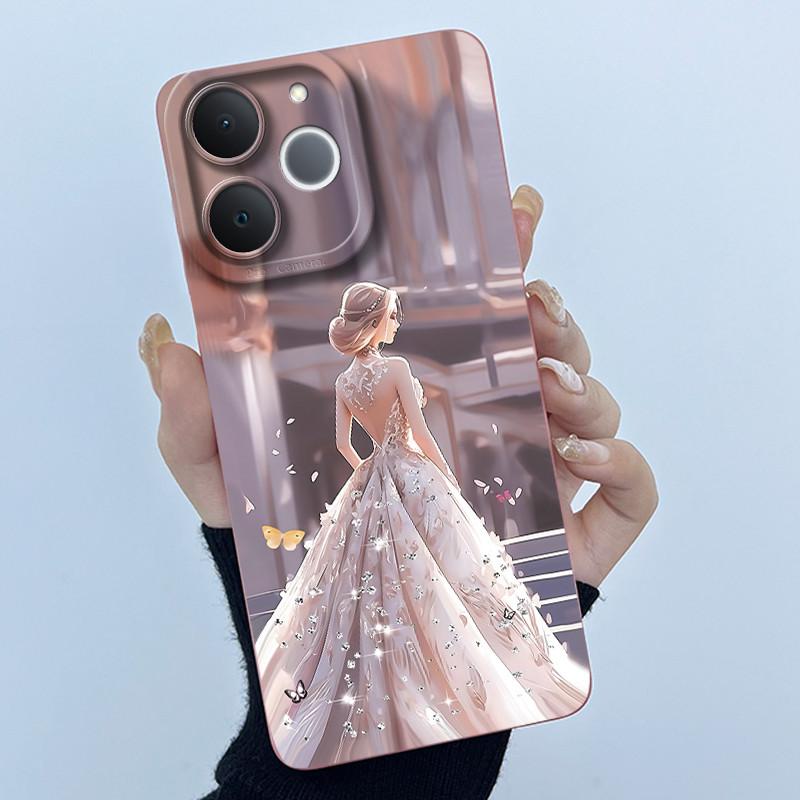 Чехол Для Телефона Realme Note 70 70T Качественный Мягкий Силикон Панда Милые Девочки Задняя Крышка Для Realme Narzo 80 Lite 4G Бампер