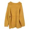 Color Block Cartoon Embroidered Knit Sweater - Women's Autumn/Winter Crew Neck Pullover with Long Sleeves