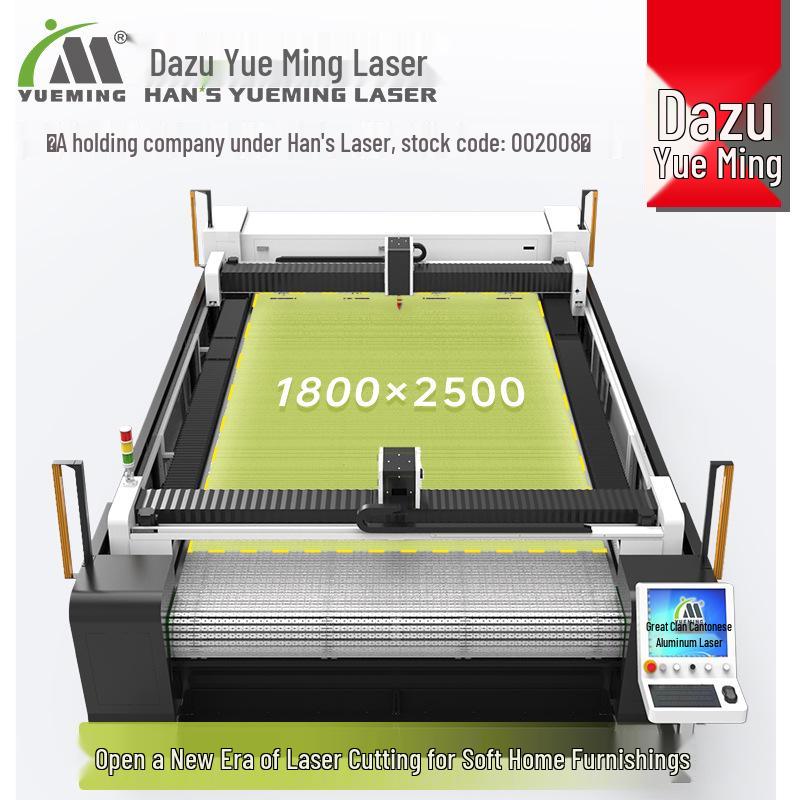Dual-Head Large-Format Fabric Laser Cutter with Asynchronous Automatic Feeding for Textiles