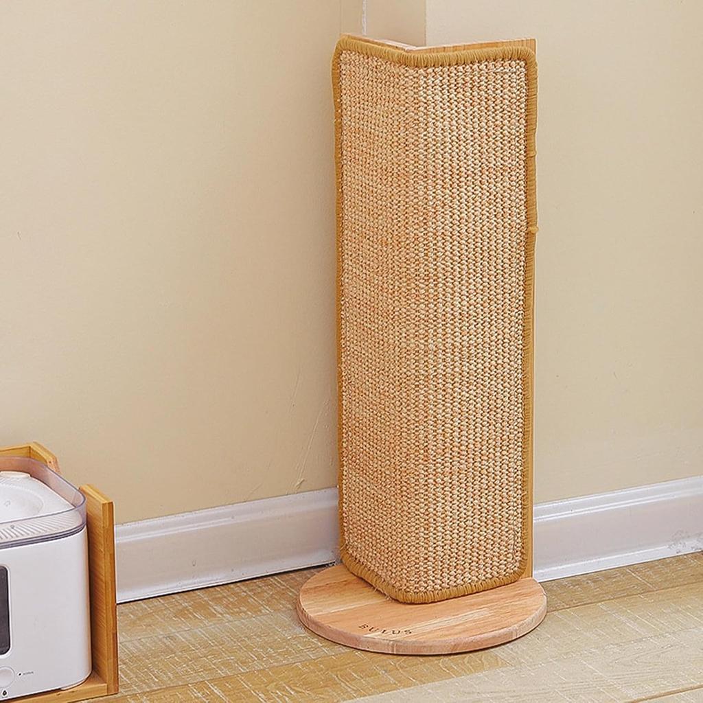 Cat Scratching Post Corner Sisal Scratcher 20.5in Wall Sofa Protector